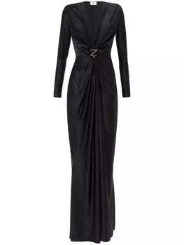 Платье с узлом Elisabetta Franchi, черный