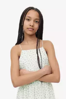Платье с узором H&M, белый