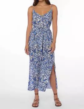 Платье с узором «пейсли» в синем цвете Velvet Heart