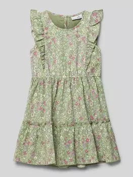 Платье с узором по всей поверхности Happy Girls