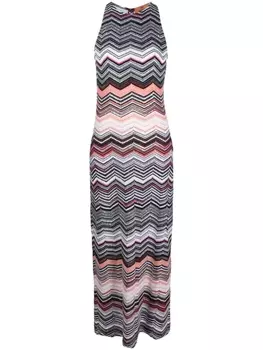 Платье с узором зигзаг Missoni, черный