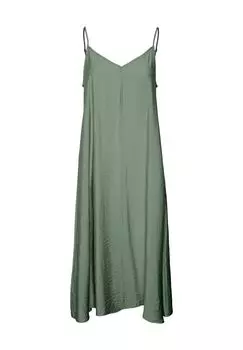 Платье с V-образным вырезом для женщин VERO MODA, цвет Hedge Gree