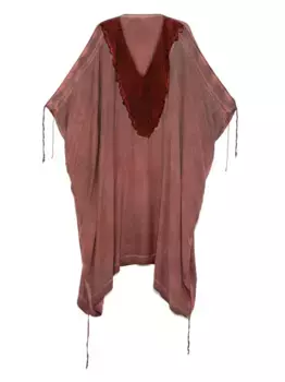 Платье с V-образным вырезом Isaac Sellam Experience, красный