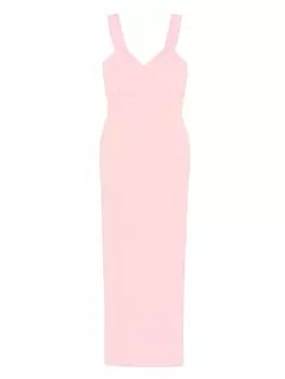 Платье с V-образным вырезом Solace London, розовый