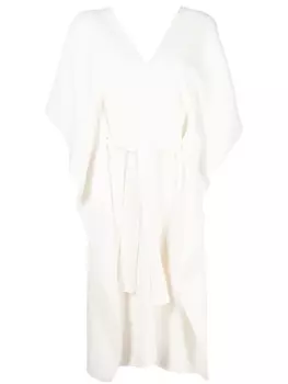 Платье с V-образным вырезом VOZ, белый