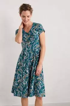 Платье с видом на пирс Seasalt Cornwall, синий