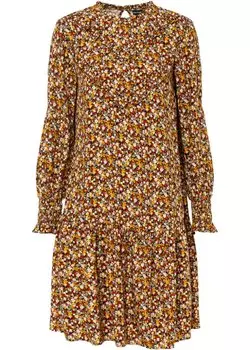 Платье с воланами Bodyflirt, черный