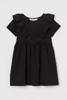 Платье с воланами H&amp;M