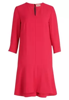 Платье с воланами и карманами Cartoon, розовый