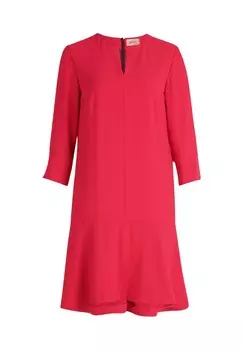 Платье с воланами и карманами CARTOON, цвет Barberry