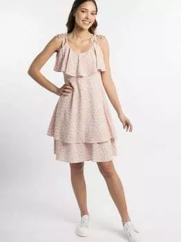 Платье с воланом Mymo, розовый