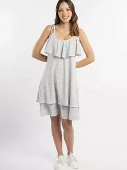 Платье с воланом Mymo, синий