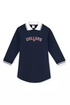 Платье с воротником Dagi, синий