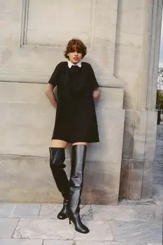 Платье с воротником H&M, черный