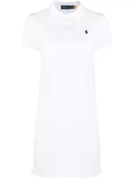 Платье с воротником поло Polo Ralph Lauren, белый