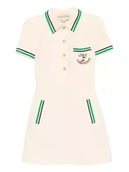 Платье с воротником поло VALENTINO GARAVANI, нейтральный