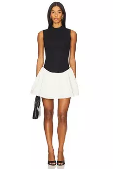 Платье с воротником-стойкой Weworewhat, черный