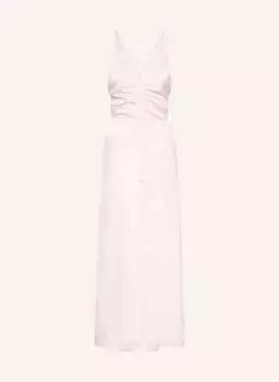 Платье с вырезами Ganni, белый