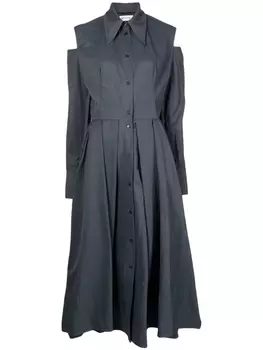 Платье с вырезами Maticevski, синий