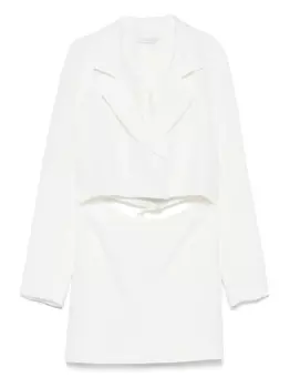 Платье с вырезами Miss Grant Kids, белый