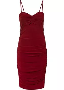 Платье с вырезом Bodyflirt Boutique, бордовый