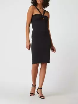 Платье с вырезом модель «Сими» Gina Tricot, черный