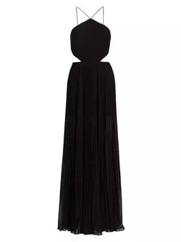 Платье с вырезом на шее от Janet Halter AMUR, черный