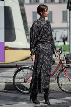 Платье с вышитым бисером и принтом коллекция zw ZARA, черный