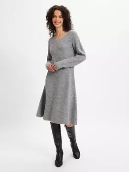 Платье с вышивкой Ipuri Essentials, серый