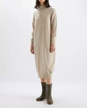 Платье с высоким воротником и длинными рукавами Loreak Mendian