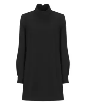 Платье с высоким воротником Pinko, черный
