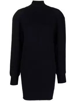 Платье с высоким воротником Stella McCartney, синий