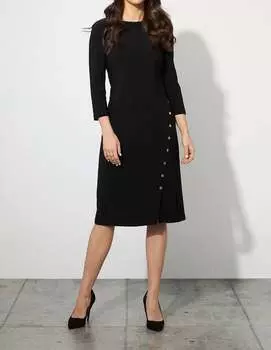 Платье с заклепками черного цвета Joseph Ribkoff