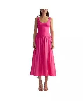 Платье с заниженной талией Eloise Cynthia Rowley, розовый