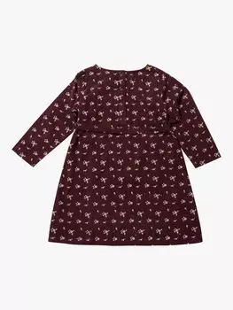 Платье с запахом Little Green Radicals Baby Flowers, фиолетовый