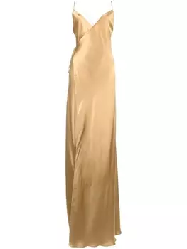 Платье с запахом Michelle Mason, золотистый