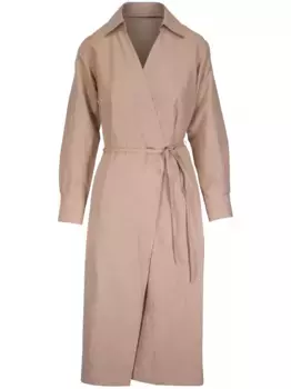 Платье с запахом Vince, нейтральный