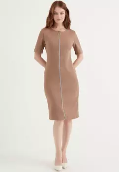 Платье с застежкой-молнией Bonema, серый