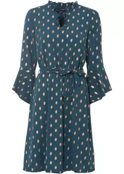 Платье с завязками Bodyflirt, синий