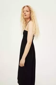 Платье с завязками H&M, черный