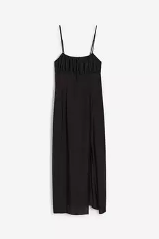 Платье с завязками H&M, черный