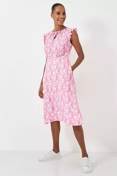 Платье с завязкой на шее Crew Clothing Company, зеленый