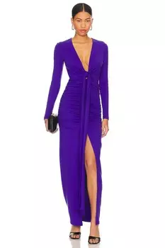 Платье с завязкой спереди Susana Monaco, мультиколор