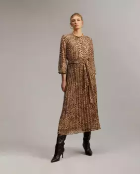 Платье с животным принтом Lola Casademunt, коричневый