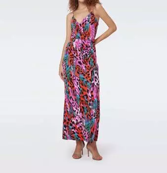 Платье Саавья в плохой привычке Diane von Furstenberg, цвет bad habit