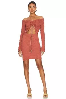 Платье Sabina Musayev Anastasia, цвет Red Clay