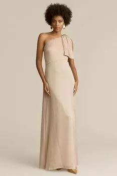 Платье Sachin & Babi Chelsea на одно плечо, бежевый