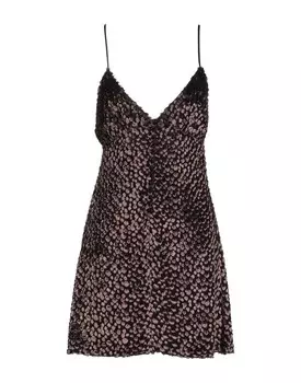 Платье Saint Laurent, светло-коричневый