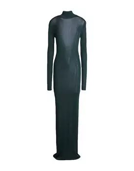 Платье Saint Laurent, темно-зеленый