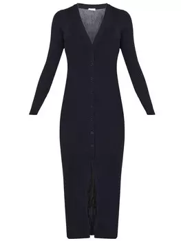 Платье Saint Laurent Viscose cardigan, синий